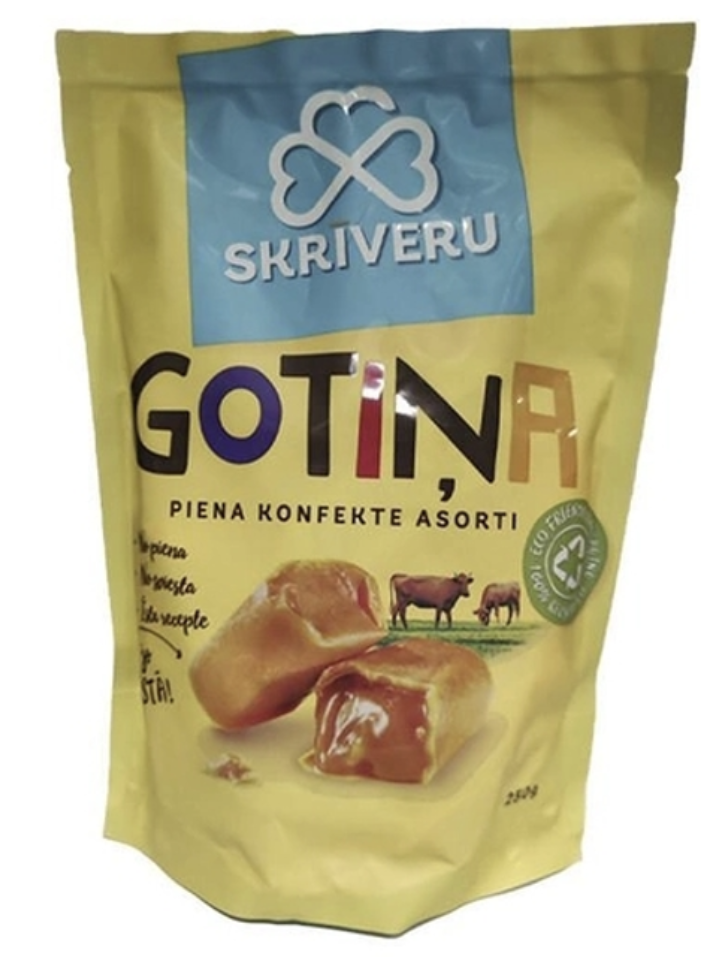 Цукерки мол SKRIVERU GOTINA Асорті 250г